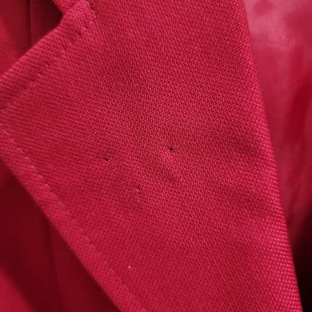 Lot of‎ 2 Mary Kay Women's Button Up Blazer Jackets Red Embroidered Size 2/2P